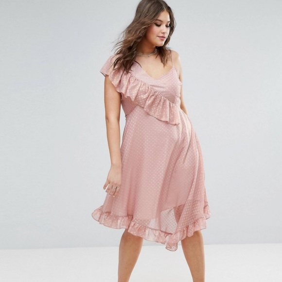 ASOS Curve Dresses & Skirts - 🚫SOLDsew🚫Asymmetrical midi dress